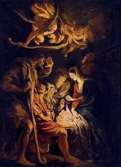 Peter Paul Rubens Adoration of the Shepherds Sweden oil painting art